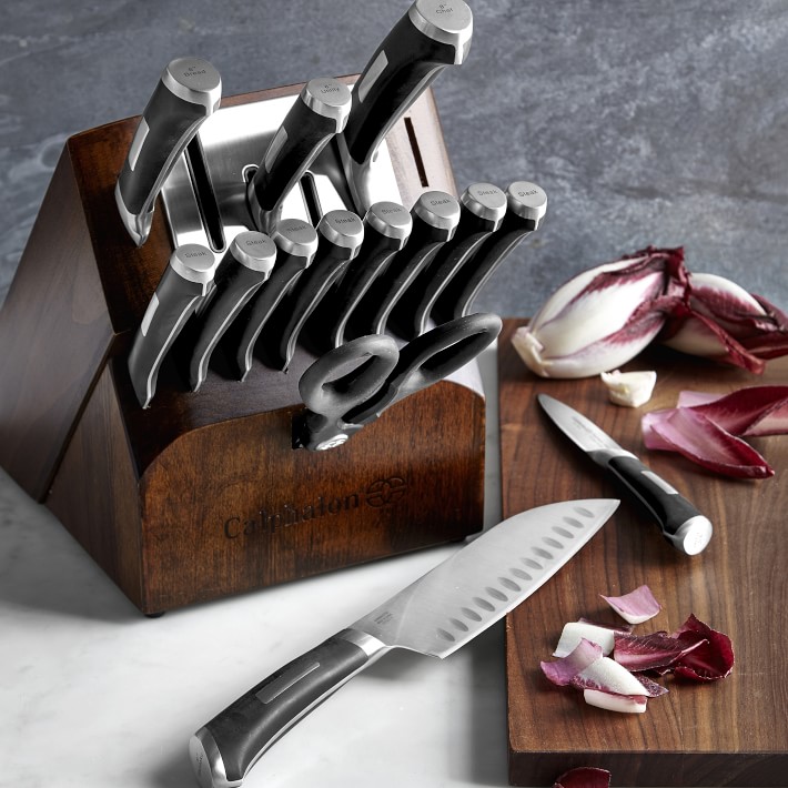 Williams Sonoma Calphalon Contemporary Self-Sharpening Knife Block