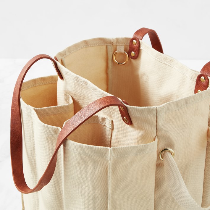 Sonoma Goods for Life Large Pocket Tote Bag, Med Brown