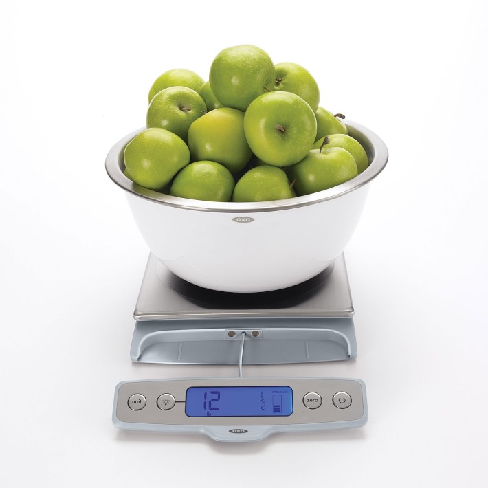 OXO Stainless-Steel Food Scale - 22-Lb. | Williams Sonoma