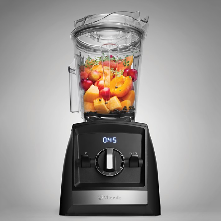 Vitamix A2500 BPA-Free Black Blender with Food Processor