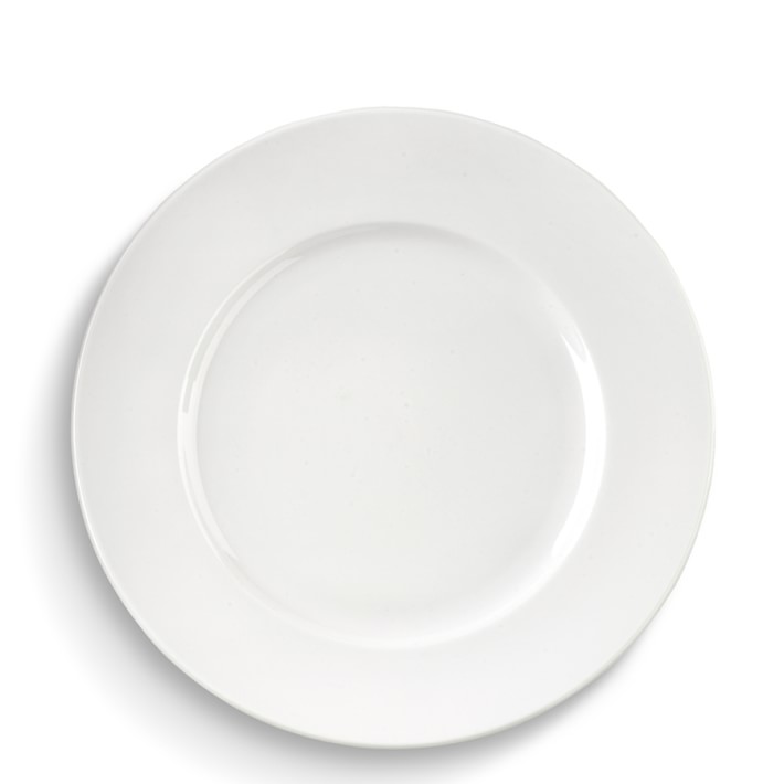 Brasserie All-White Porcelain Dinner Plates, Set of 4