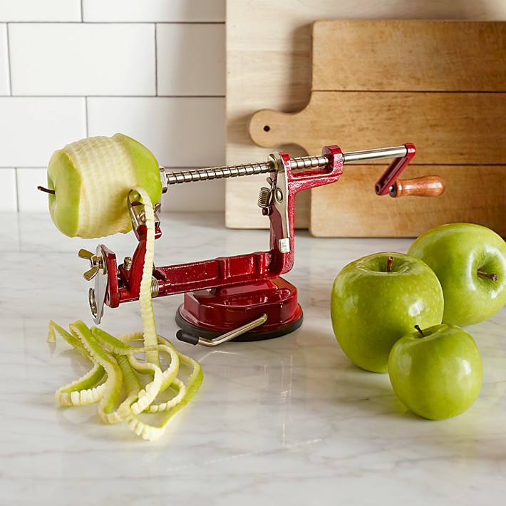 3-in-1 Stainless Steel Hand-cranking Apple Peeler Slicer Peeler