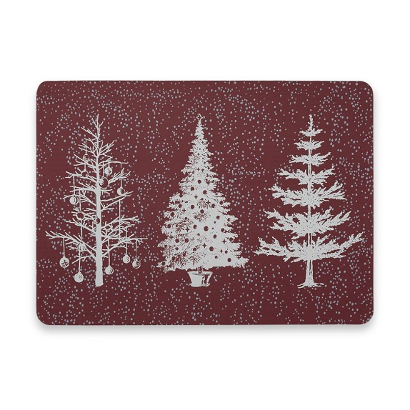 Triple Pine Tree Cushioned Kitchen Mat Williams Sonoma