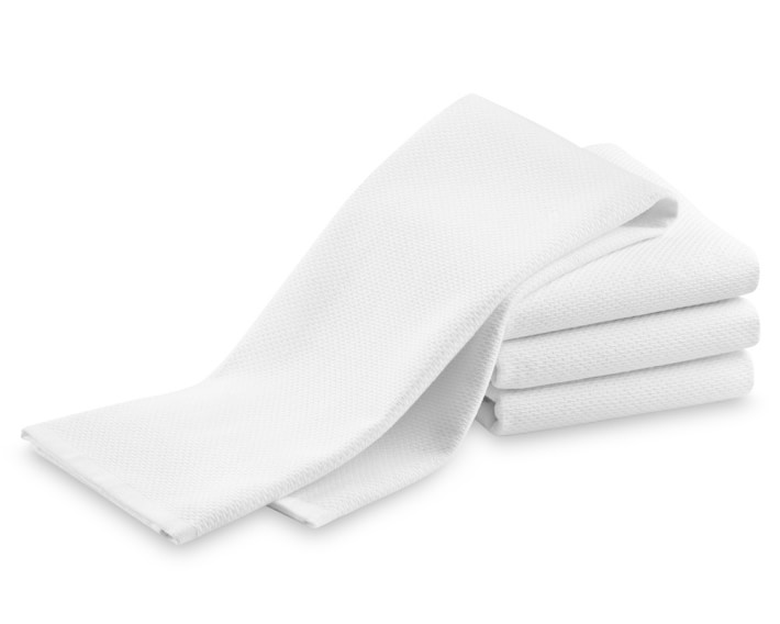 Williams-Sonoma All Purpose Pantry Towels, Kitchen Towels, Set of 4,  Drizzle Grey, 100% Cotton