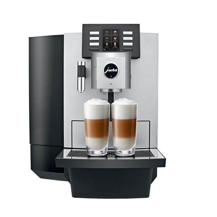 JURA X8 Fully Automatic Espresso & Coffee Machine, Platinum