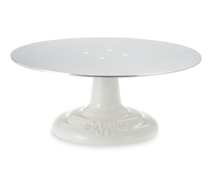 Ateco Revolving Cake Stand with Cast Iron Base and Aluminum Turntable