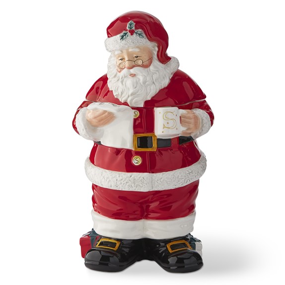 'Twas Santa Cookie Jar | Williams Sonoma