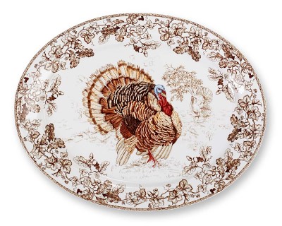 Williams Sonoma Autumn Plymouth Tea Towel Set 2 Kitchen Dish Turkey  Thanksgiving