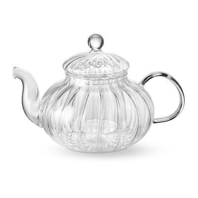 Kettle Tea Set Tea Infuser Glass Teapot with Weave Handle Chinese  Heat-resistant Glass Teapot Transparent