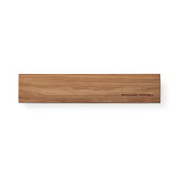 Williams Sonoma Walnut Wooden Magnetic Knife Rack