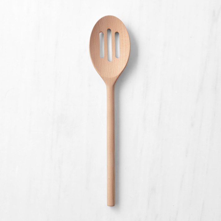 Open Kitchen by Williams Sonoma Wood Slotted Spoon