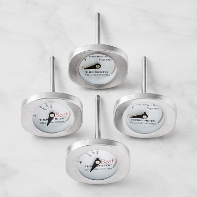 Williams Sonoma Outdoor Button Thermometer - Set of 4