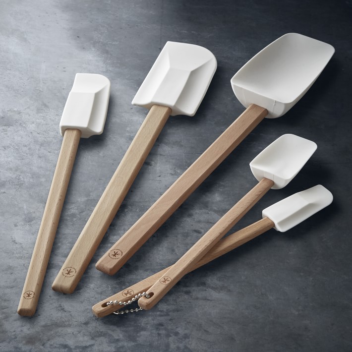 Open Kitchen by Williams Sonoma Silicone Wood Spatulas, Set of 5