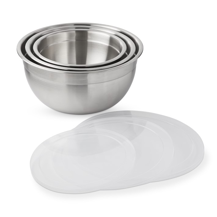 Cuisinart Stainless Steel Mixing Bowls with Lids (3 ct)