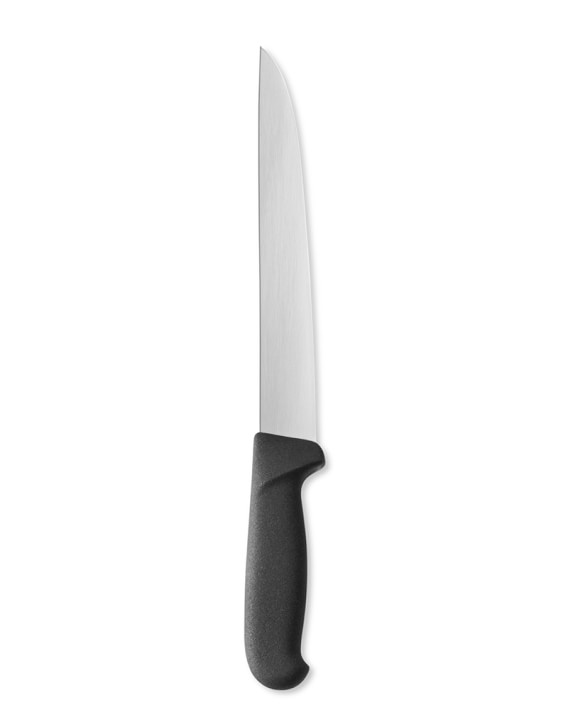Victorinox Fibrox Pro Straight Slicing Knife, 8&quot;