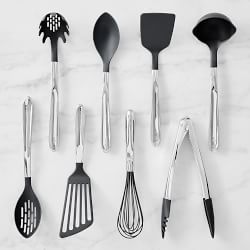 Supply Small cooking utensils stainless steel handle nylon cooking