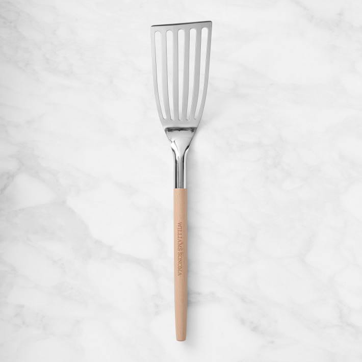 Williams Sonoma Stainless-Steel Flexible Spatula with Wooden Handle