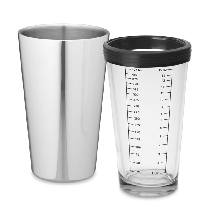 Host Cocktail Shaker Double-walled Cup With Citrus Reamer
