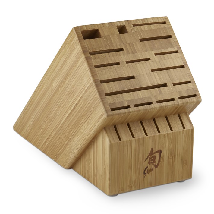 Shun Bamboo 22-Slot Knife Block Set