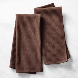 Howarmer Brown Kitchen Dish Towels, 100% Cotton Dish Cloths for