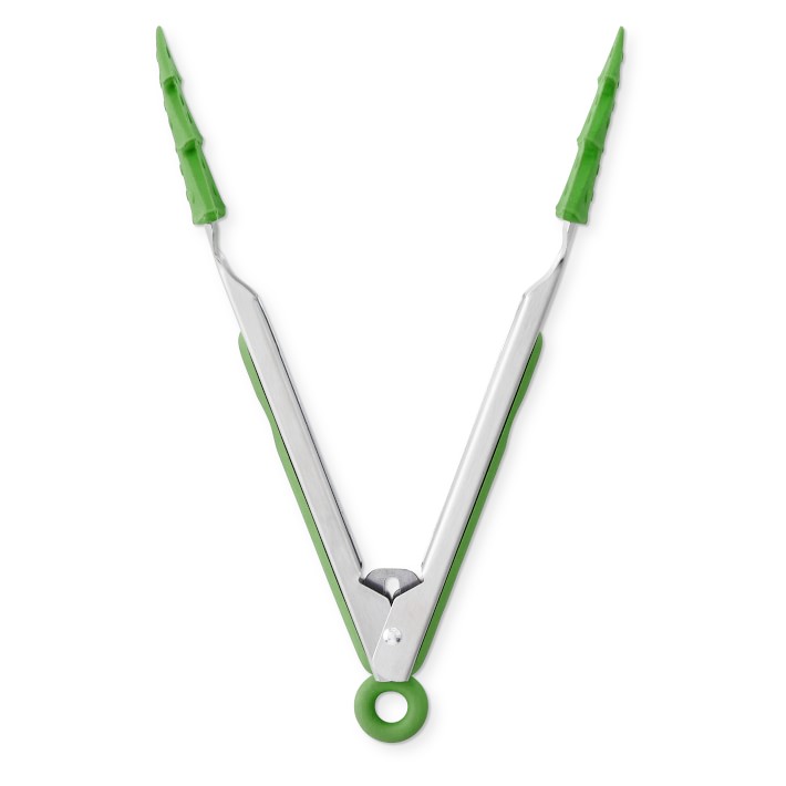 Tong Set, Silicone Tip and Stainless Steel Tongs - Bed Bath
