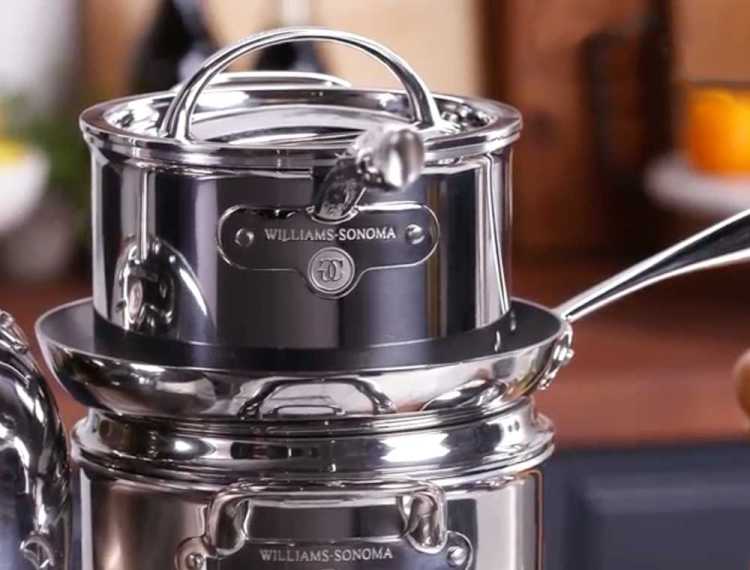 Williams Sonoma Signature ThermoClad® StainlessSteel Double Boiler
