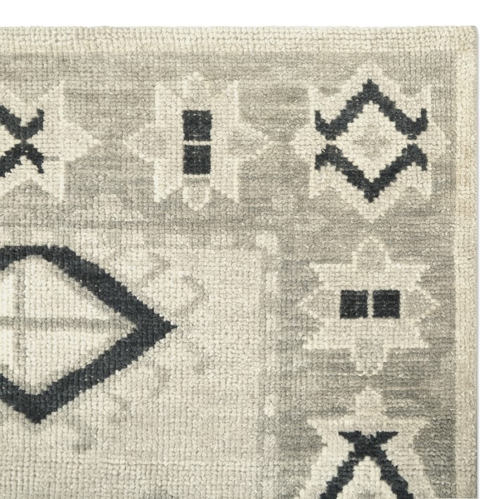 Aldis Hand Knotted Rug Swatch, 18
