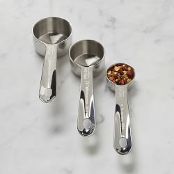 Danica Modern Hammered Stainless Steel Measuring Cups