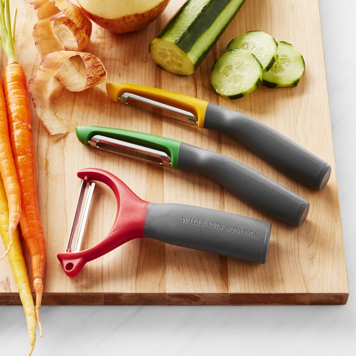 Fruit and Vegetable Peeler With Storage Easy to Use Easy to Clean Stainless  Steel Blade Two-way Peeling 2 Pieces Smart Peeler 