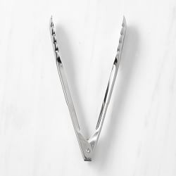 KitchenAid Stainless Steel Slide Locking Tongs Black