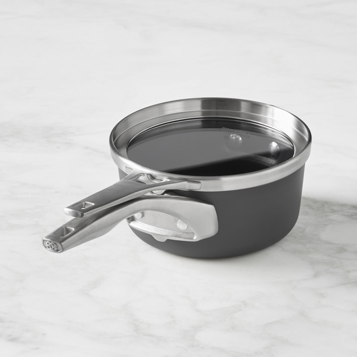 Calphalon Premier Space-Saving Hard-Anodized Nonstick Saucepan with Cover