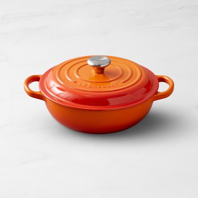 Le Creuset Signature Deep Round Grill in Flame