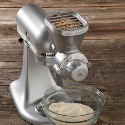 How to Mill Grains with the KitchenAid Grain Mill 