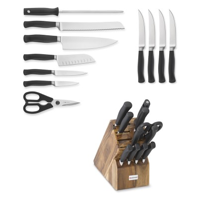  Wusthof IKON Blackwood 7 Piece Slim Knife Block Set