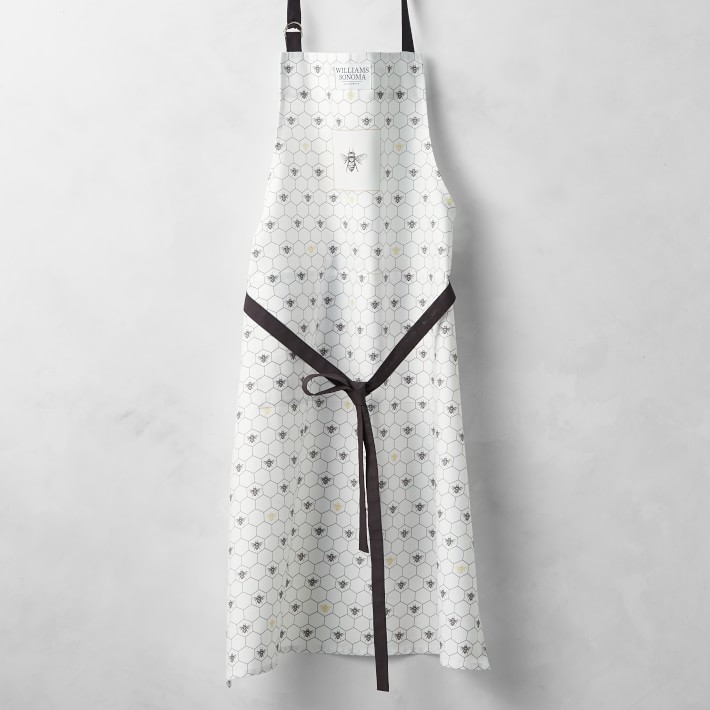 Kitchen Accessories Bumble Bee Linen Aprons for Women,oven Mitts