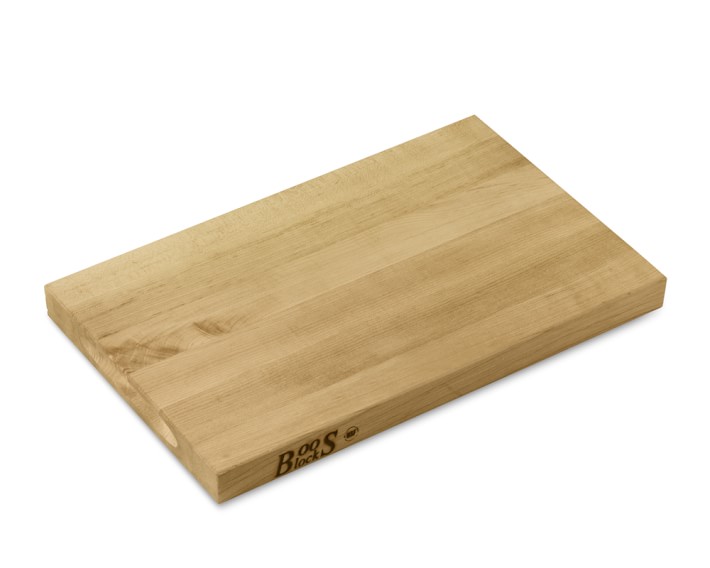 Large Maple Butcher Block Cutting Board With Rubber Feet 24 x 18 x