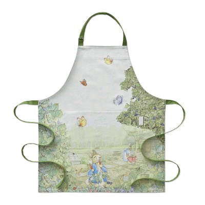 Williams Sonoma Classic Solid Personalized Adult & Kid Aprons