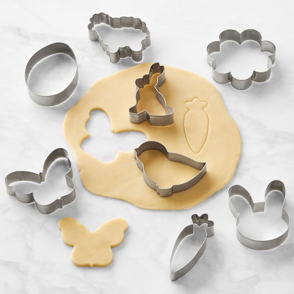 Cookie Cutter Easter Set, 11pcs Stainless Steel Biscuit Cutter, Bunny,  Rabbit Head, Rabbit Ear, Jumping Bunny, Easter Egg, Flower, Carrot, Chick  And B