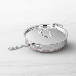 Williams Sonoma Thermo-Clad™ Copper Covered Sauté Pan with Helper