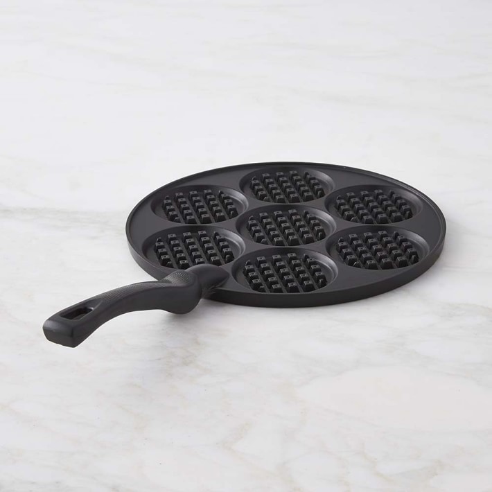 Nordic Ware Stovetop Sweetheart Waffle Iron, Cast Aluminum with