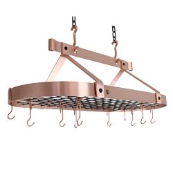 Williams Sonoma Hanging Stainless Steel Pot and Pan Rack Holder