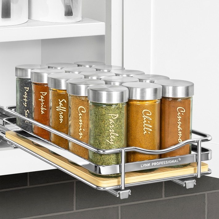 Lynk 6 Spice Rack Wood Floor Williams Sonoma