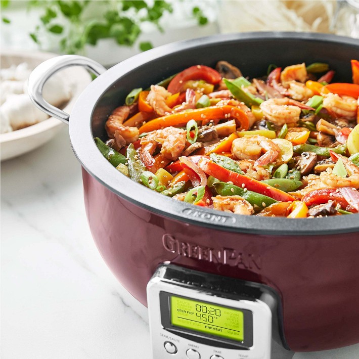 GreenPan Premiere Stainless-Steel Slow Cooker, 6-Qt. | Williams Sonoma