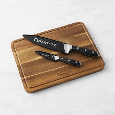 Williams Sonoma Synthetic Prep Cutting Board with Wells and Grippers, Set  of 3