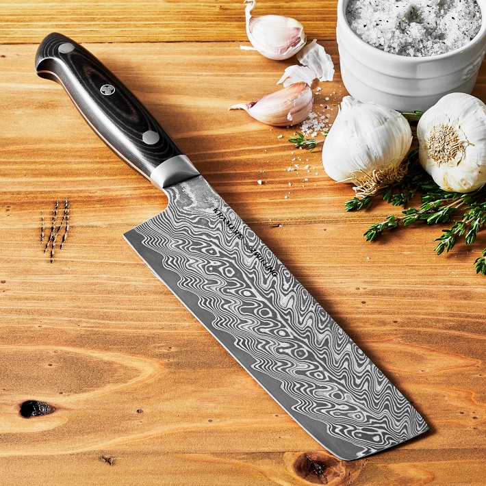 INNOVATIONwhite™ 6 Ceramic Nakiri Knife - White Z212 Blade with Non-Slip  Black Handle