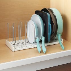 Traditional Country Kitchen shelf pot pan rack holder Hanger with cast iron  ends