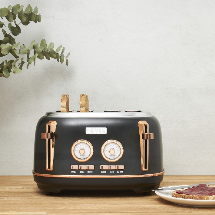 4 Slice Metal Classic Toaster - Preferred By Chefs 