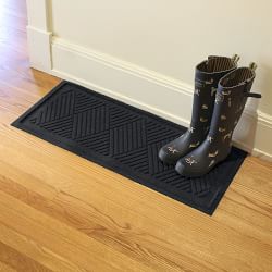 Washable Waterhog Boot Mat, Honeycomb Gray, Rubber | L.L.Bean