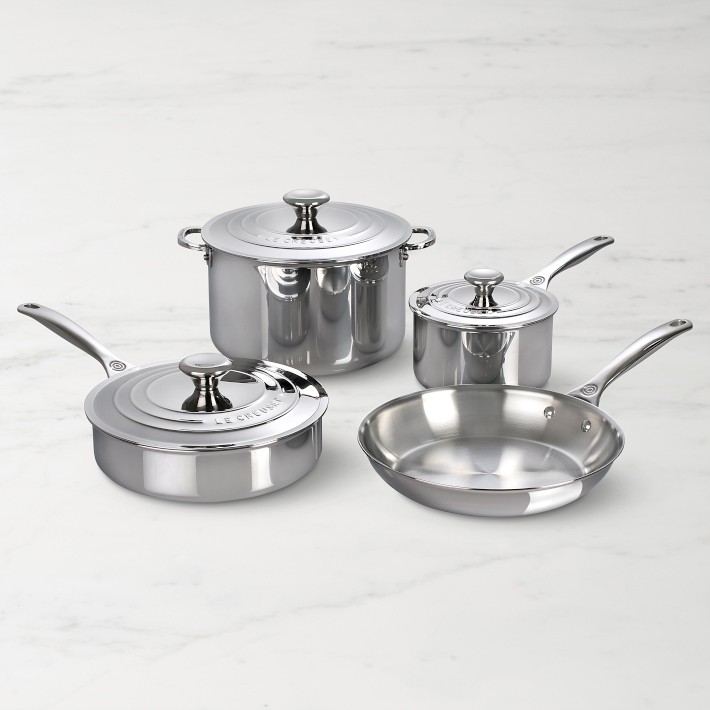 Le Creuset 7-Piece Stainless Steel Set