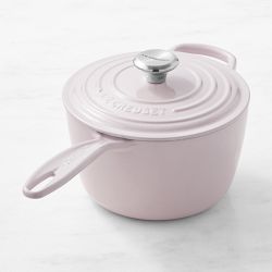 Lexi Home Seashell Pink Cast Iron Enameled Dutch Oven Pot - $29.99 - Free  shipping for Prime members